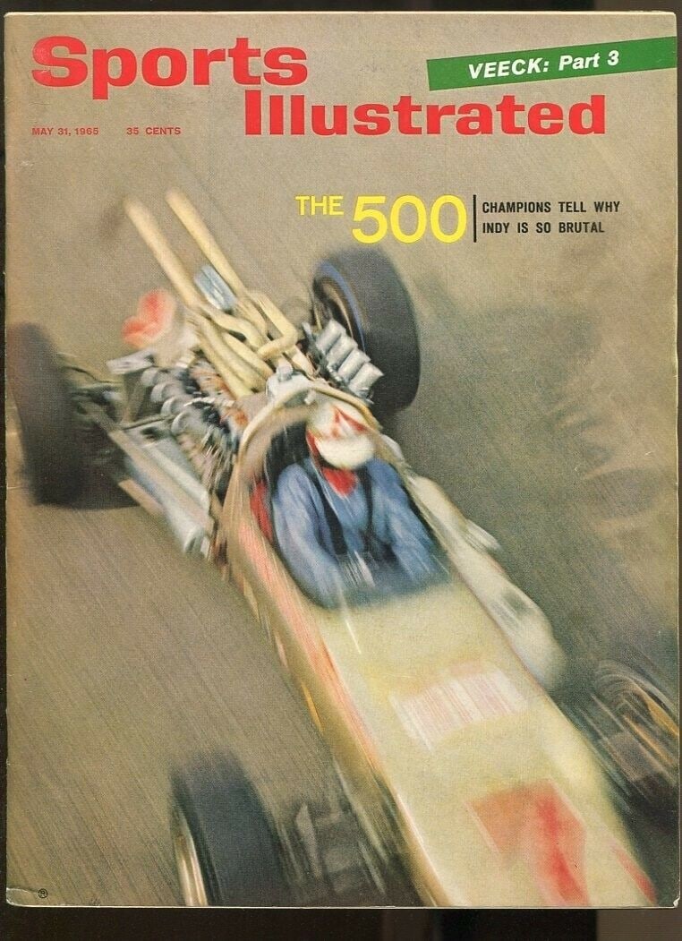 Lloyd Ruby 1965 Sports Illustrated No Label Newsstand 5/31 Indy 500 80313: Lloyd Ruby 1965 Sports Illustrated No Label Newsstand 5/31 Indy 500 80313 Player: Lloyd Ruby Year: 1965 Sport: Auto Racing Original/Reproduction: Original Country/Region of Manufacture: United States