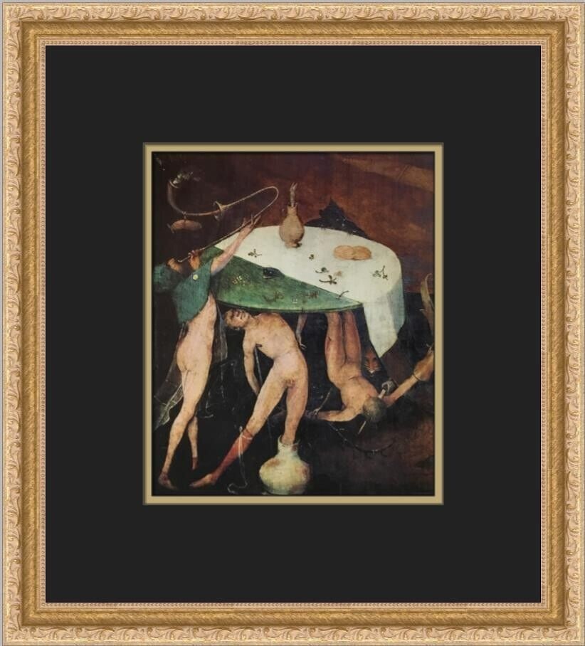 Hieronymus Bosch Meditation of Saint Anthony Custom Framed Print: Hieronymus Bosch Meditation of Saint Anthony Custom Framed Print Artist: Hieronymus Bosch Unit Of Sale: Single Piece Size: Medium Custom Bundle: No Item Length: 14 in Region Of Origin: United States F