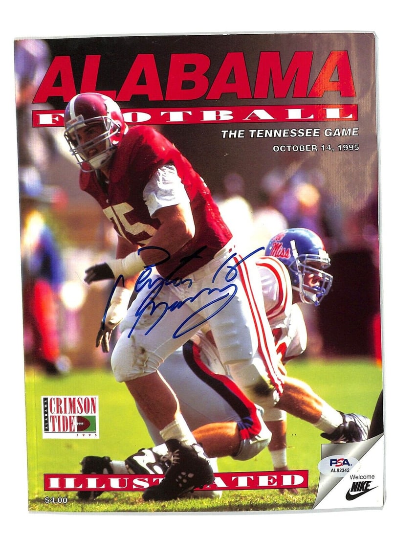 Peyton Manning signed 1995 Tennessee Vols v Alabama Program Early sig PSA/DNA: Peyton Manning signed 1995 Tennessee Vols v Alabama Program Early sig PSA/DNA Sport: Football Player: Peyton Manning Signed: Yes Original/Reprint: Original Autograph Authentication: Professional Sport