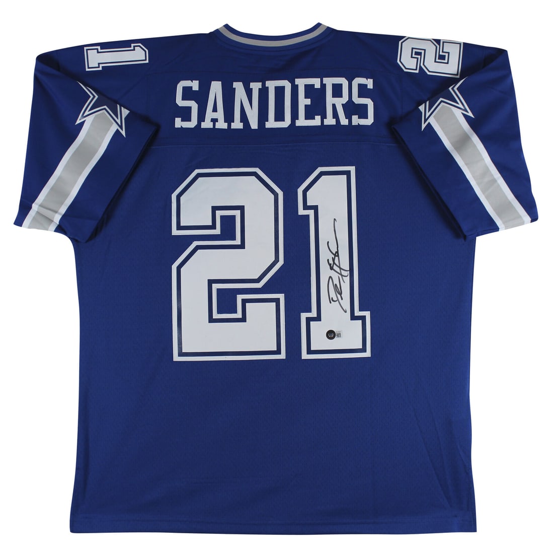 Cowboys Deion Sanders Signed 1996 Blue TB M&N Jersey BAS Witnessed: Cowboys Deion Sanders Signed 1996 Blue TB M&N Jersey BAS Witnessed Sport: Football Product: Jersey Original/Reprint: Original Player: Deion Sanders Team: Dallas Cowboys Autograph Authentication: Becke