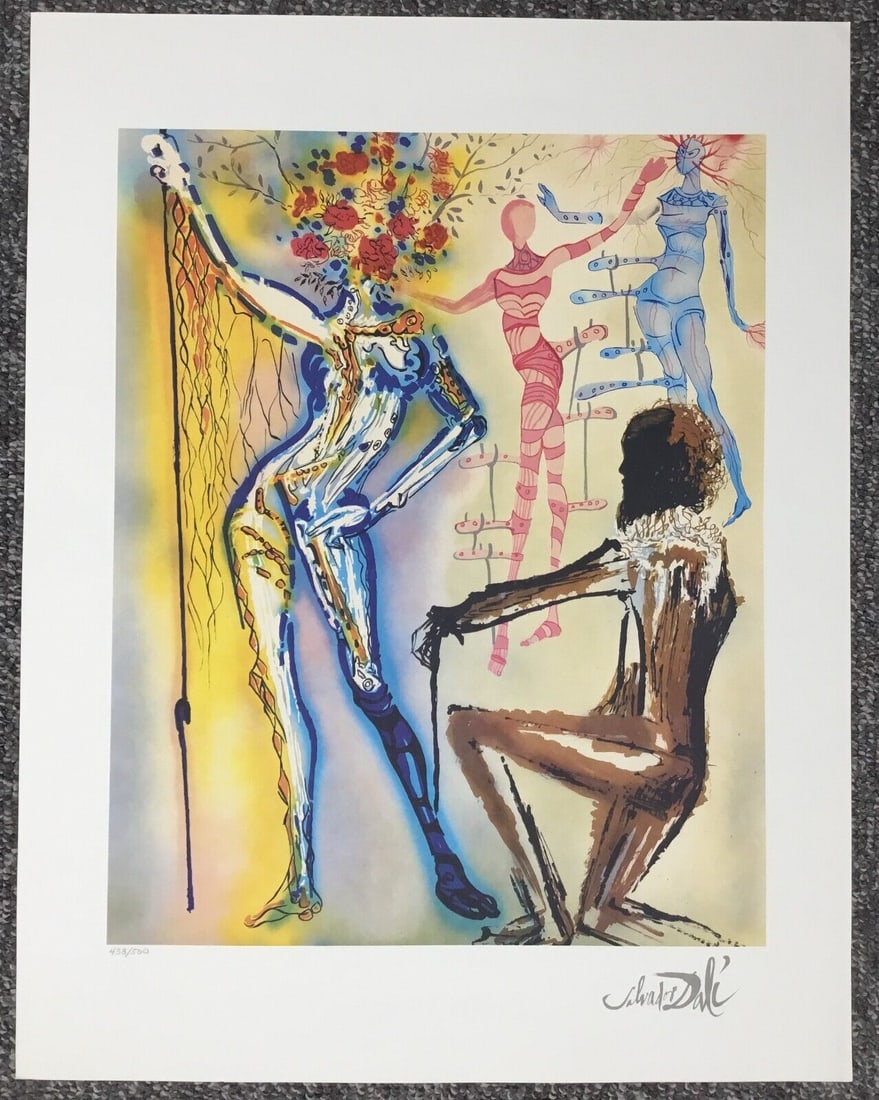 Salvador Dali - Ballet of Flowers L/ED Offset Lithograph: Salvador Dali - Ballet of Flowers L/ED Offset Lithograph Artist: Salvador Dali Unit Of Sale: Single Piece Signed By: Salvador Dali Size: Medium (up to 36in.) Item Length: 25 in Region Of Origin: unite