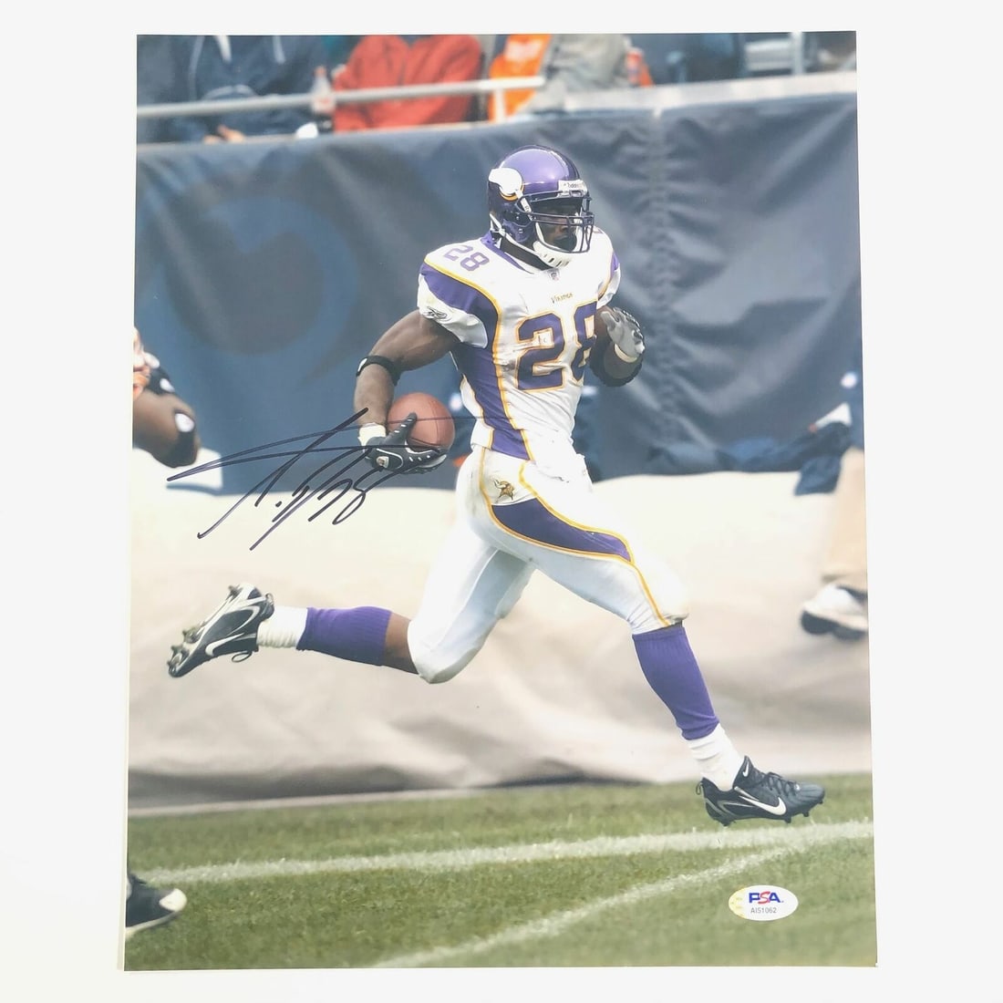 Adrian Peterson signed 11x14 photo PSA/DNA Minnesota Vikings Autographed: Adrian Peterson signed 11x14 photo PSA/DNA Minnesota Vikings Autographed Sport: Football-NFL Product: Photo Original/Reprint: Original Pre-Owned While the lot images are representative of the item, th