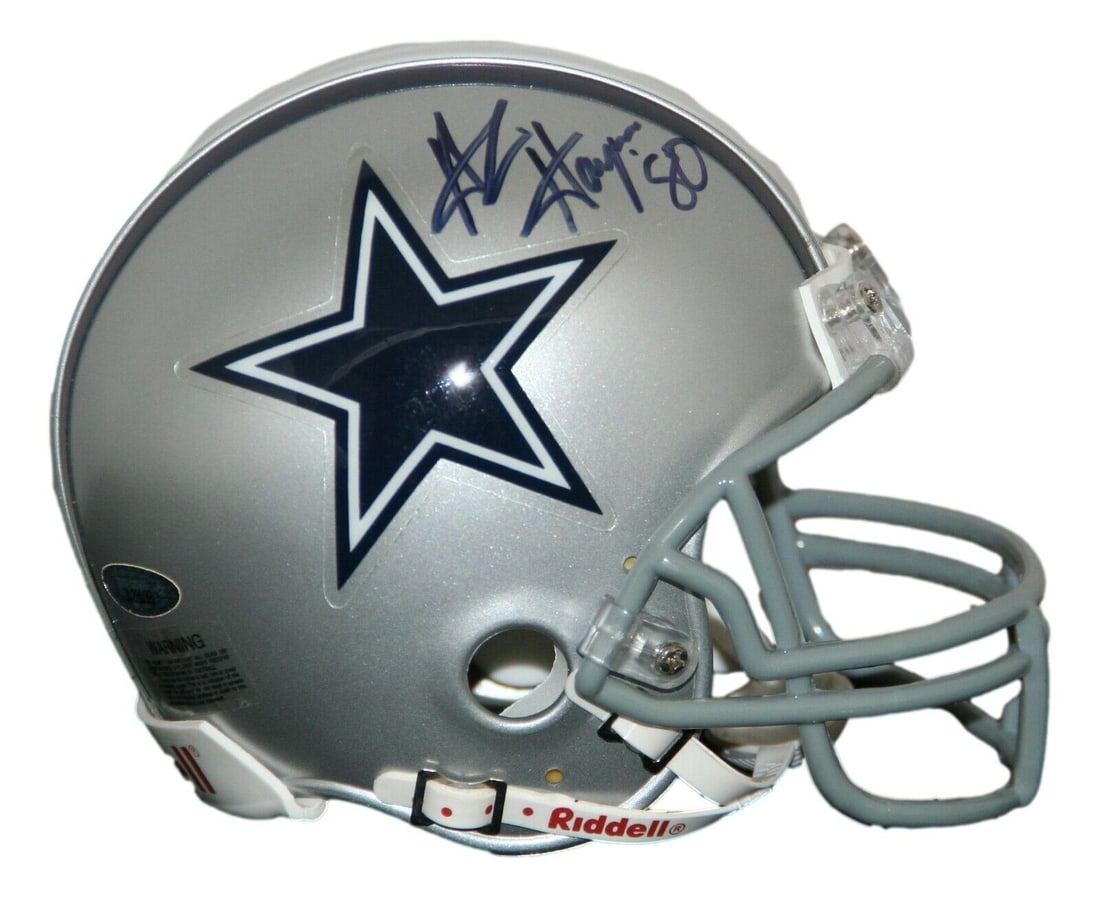 Alvin Harper Autographed Dallas Cowboys Mini Helmet TRISTAR: Alvin Harper Autographed Dallas Cowboys Mini Helmet TRISTAR Sport: Football Player: Alvin Harper Signed: Yes Autograph Authentication: TRISTAR Productions Original/Reprint: Original Product: Helmet Te