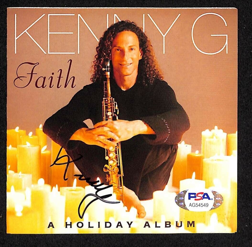Kenny G Signed CD Cover Faith Autographed PSA/DNA AG54549: Kenny G Signed CD Cover Faith Autographed PSA/DNA AG54549 Industry: Music Original/Reproduction: Original Autograph Authentication: Professional Sports (PSA/DNA) Country/Region of Manufacture: United 
