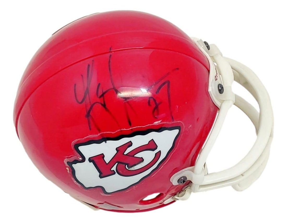 Larry Johnson Signed Autographed Mini Helmet KC Chiefs PSA/DNA AK34367: Larry Johnson Signed Autographed Mini Helmet KC Chiefs PSA/DNA AK34367 Product: Helmet Player: Priest Holmes Featured Refinements: Signed Mini Helmet Sport: Football-NFL Autograph Authentication: Prof
