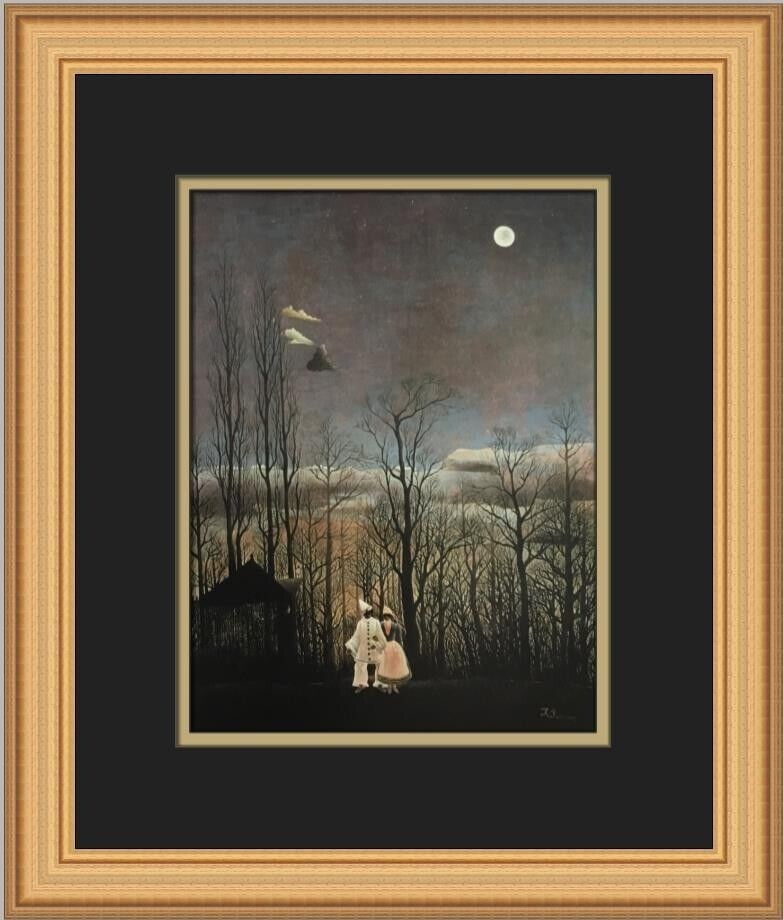 Henri Rousseau A Carnival Evening Custom Framed Print: Henri Rousseau A Carnival Evening Custom Framed Print Unit Of Sale: Single Piece Artist: Henri Rousseau Image Orientation: Portrait Size: Medium Signed: No Period: Contemporary (1970 - 2020) Title: A
