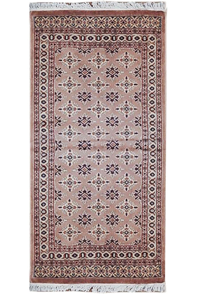3 x 4 Brown Jaldar Bokhara Rug: 3 x 4 Brown Jaldar Bokhara Rug Free continental US Shipping Size in Feet: Width: 2.7 x Length: 4.4 Size in Inches: Width: 31 in x Length: 52 in Rug Type: Area Rug Colors: Brown Weave: Hand-knotted Pat