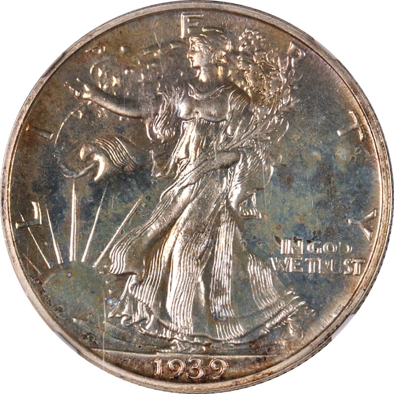 1939 Walking Liberty Half NGC PF64 - Superb Eye Color Fantastic Luster: 1939 Walking Liberty Half NGC PF64 - Superb Eye Color Fantastic Luster Certification: NGC Circulated/Uncirculated: Uncirculated Grade: PF64 Composition: Silver Certification Number: 2570439-007 Year: 