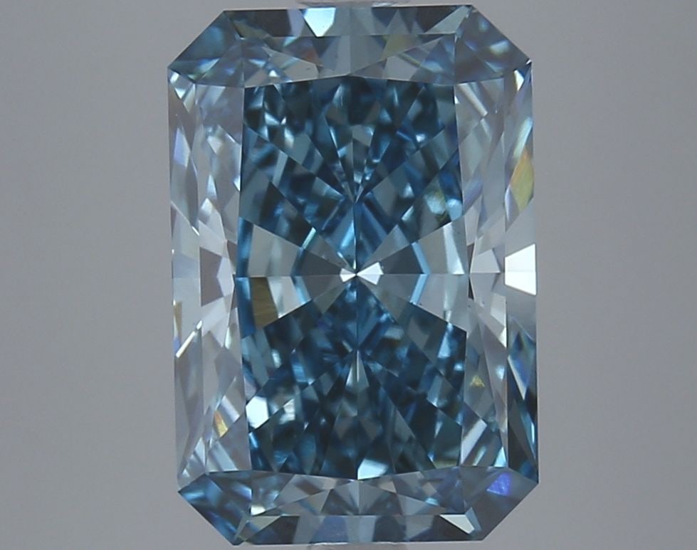 Loose Diamond - Radiant 4.85ct Fancy Vivid Blue: Loose Diamond - Radiant 4.85ct Fancy Vivid Blue Source: This is a real non-mined Diamond that has been grown in a lab Shape: Radiant Carats: 4.85 Color: Fancy Vivid Blue Clarity: VS1 Certification: IG