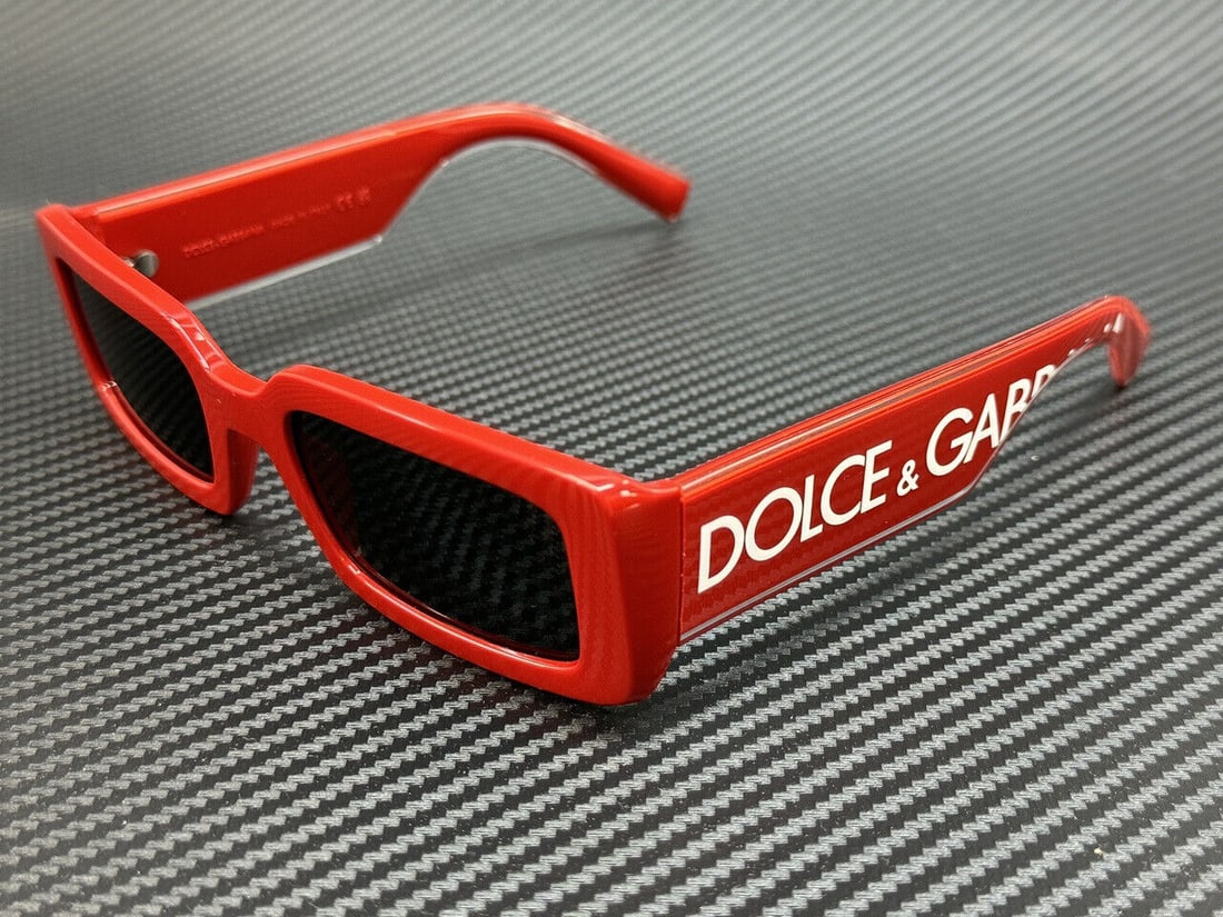 DOLCE & GABBANA DG6187 309687 Red Grey Womens 53 mm Sunglasses: DOLCE & GABBANA DG6187 309687 Red Grey Womens 53 mm Sunglasses Frame Color: Red Type: Sunglasses New The Mynt Guarantee: All items in this auction are guaranteed to be 100% authentic. At Your Service: