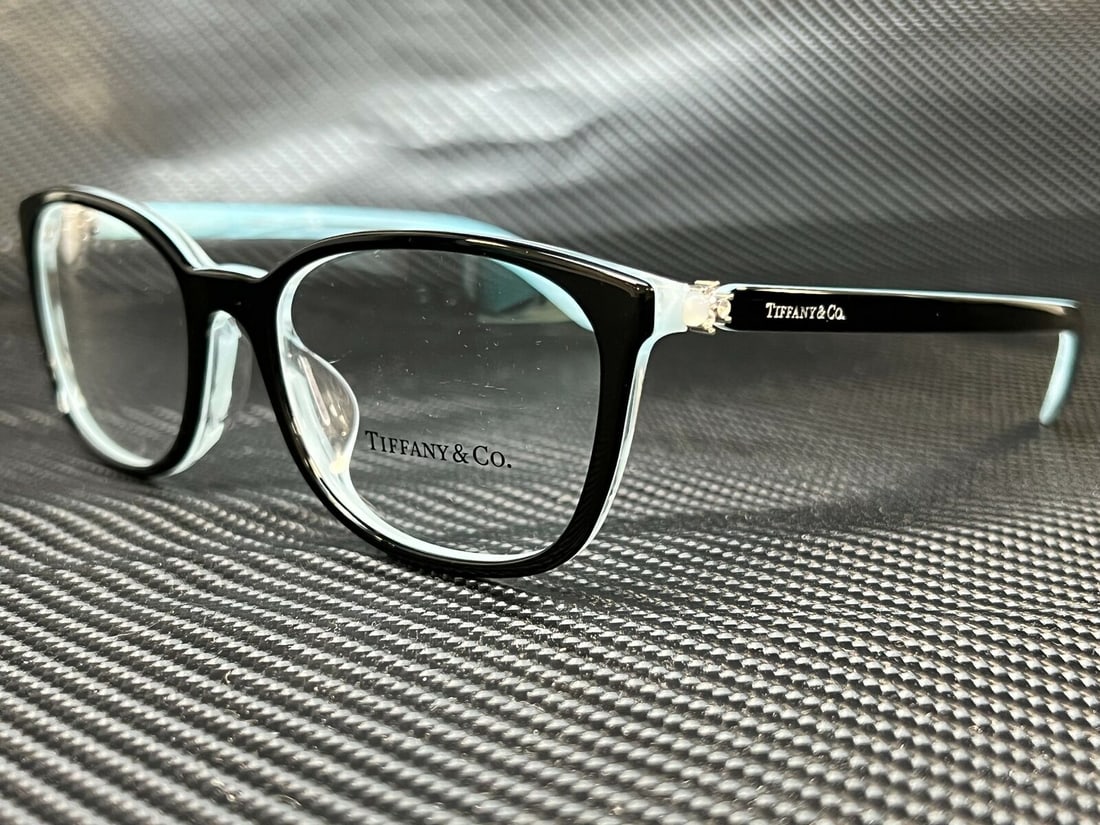 Tiffany TF2109BF 8193 Black Women Square Demo Lens Eyeglasses Frame 53-17: Tiffany TF2109BF 8193 Black Women Square Demo Lens Eyeglasses Frame 53-17 Frame Color: Black Type: Eyeglasses Lens Socket Width: 53 mm Bridge Width: 17 mm Temple Length: 140 mm New The Mynt Guarantee: