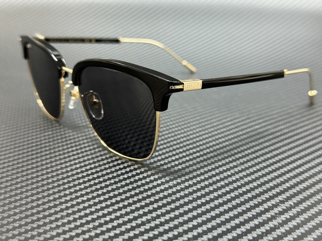 GUCCI GG1275SA 001 Black Gold Mens Extra Large 56 mm Sunglasses: GUCCI GG1275SA 001 Black Gold Mens Extra Large 56 mm Sunglasses Frame Color: Black Type: Sunglasses New The Mynt Guarantee: All items in this auction are guaranteed to be 100% authentic. At Your Servi