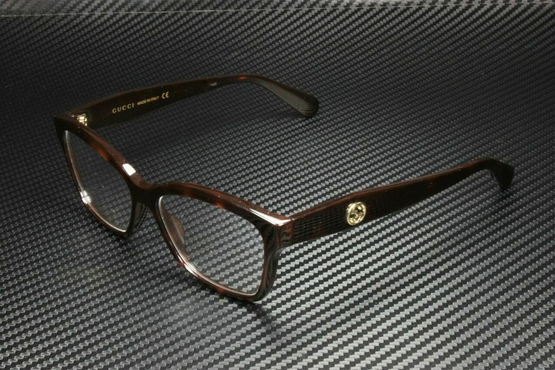 GUCCI GG0798O 002 Havana Rectangle Square Womens 53 mm Eyeglasses: GUCCI GG0798O 002 Havana Rectangle Square Womens 53 mm Eyeglasses Frame Color: Beige Style: Rectangle Type: Eyeglasses New The Mynt Guarantee: All items in this auction are guaranteed to be 100% authe