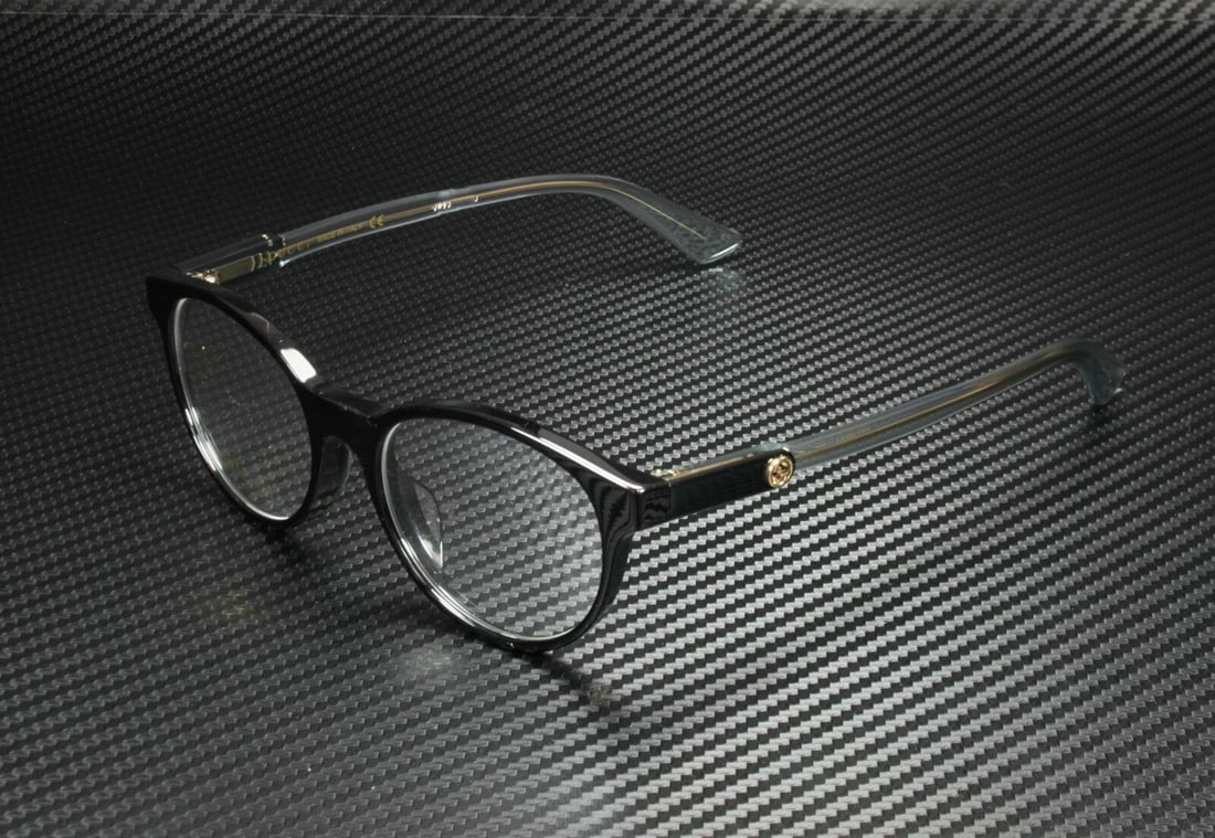GUCCI GG0487OA 005 Black Womens Eyeglasses Frame 49 mm: GUCCI GG0487OA 005 Black Womens Eyeglasses Frame 49 mm Style: Oval Temple Length: 150 mm Lens Socket Width: 49 mm Type: Eyeglasses Features: Full Rim Year Manufactured: 2020-2029 Bridge Width: 17 mm F