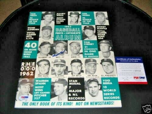 WILLIE MAYS SANFRANCISCO GIANTS HOF PSA/DNA/COA SIGNED MAGAZINE: WILLIE MAYS SANFRANCISCO GIANTS HOF PSA/DNA/COA SIGNED MAGAZINE Product: Magazine Player: Willie Mays Sport: Baseball-MLB Team: San Francisco Giants Original/Reprint: Original Pre-Owned While the lot 