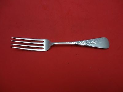 Antique Engraved by Gorham Sterling Silver Dinner Fork 7 1/2": Antique Engraved #8 by Gorham Sterling Silver Dinner Fork 7 1/2" Antique engraved by gorham sterling silver dinner fork 7 1/2" in the pattern antique engraved by gorham. It is not monogrammed and is i