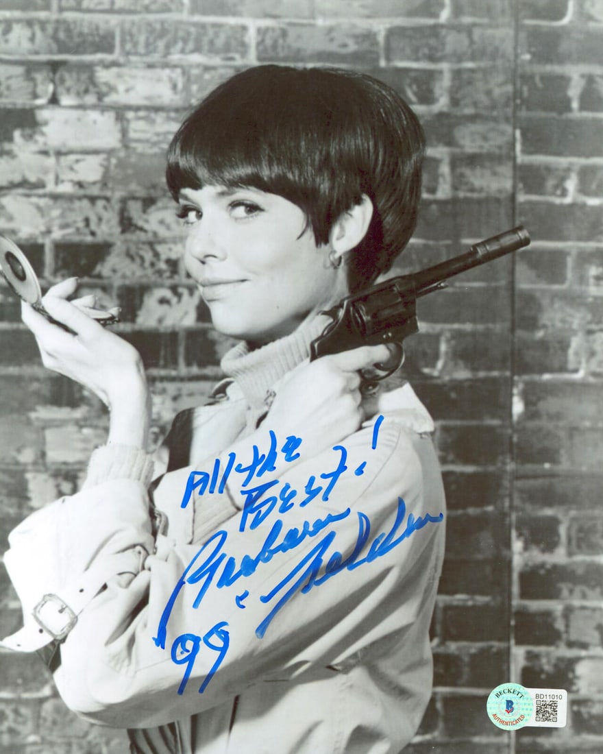 Barbara Feldon Get Smart "All The Best! 99" Signed 8x10 Photo BAS #BD11010: Barbara Feldon Get Smart "All The Best! 99" Signed 8x10 Photo BAS #BD11010 Industry: Movies Original/Reproduction: Original Autograph Authentication: Beckett Product Coa: Beckett Product Signed By Nam