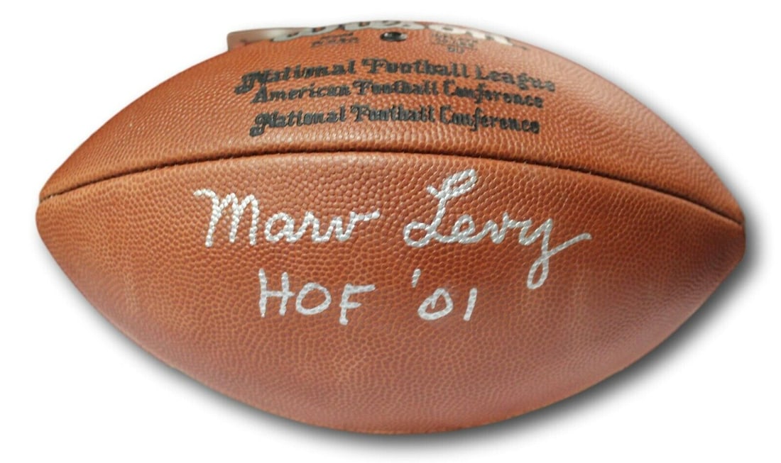 Marv Levy Signed Autographed NFL Leather Official Football HOF 01 Bills PSA/DNA: Marv Levy Signed Autographed NFL Leather Official Football HOF 01 Bills PSA/DNA Product: Ball Player: Marv Levy Sport: Football-NFL Autograph Authentication: Professional Sports (PSA/DNA) Team: Buffal