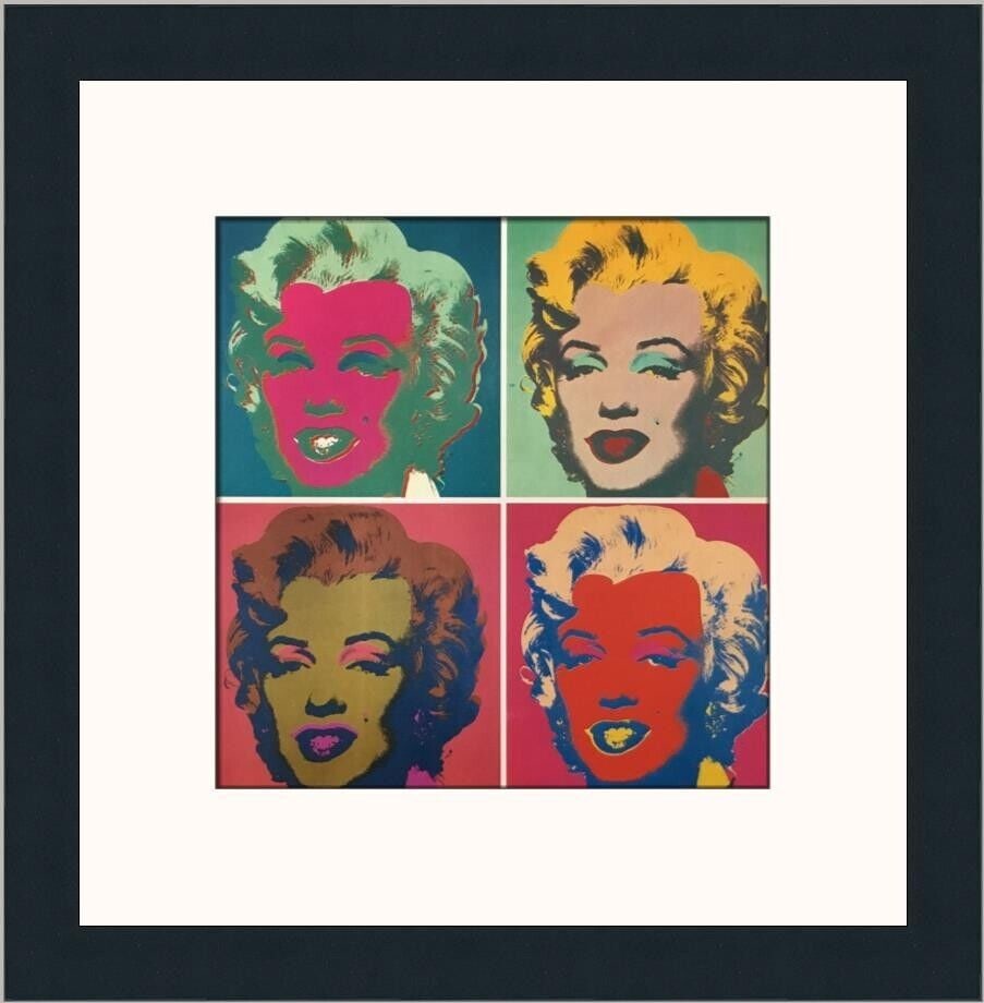 Andy Warhol Marilyn Monroe Custom Framed Print: Andy Warhol Marilyn Monroe Custom Framed Print Unit Of Sale: Single Piece Artist: Andy Warhol Image Orientation: Landscape Size: Medium Signed: No Period: Contemporary (1970 - 2020) Title: Marilyn Mon