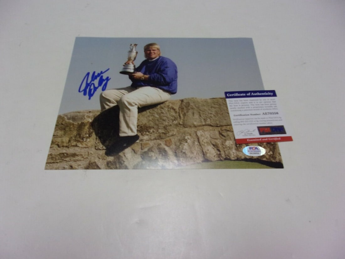 JOHN DALY GOLF LEGEND CIGARETTE IN MOUTH PSA/DNA/COA SIGNED 8X10 PHOTO: JOHN DALY GOLF LEGEND CIGARETTE IN MOUTH PSA/DNA/COA SIGNED 8X10 PHOTO Product: Photo Sport: Golf-PGA Original/Reprint: Original Pre-Owned While the lot images are representative of the item, the size