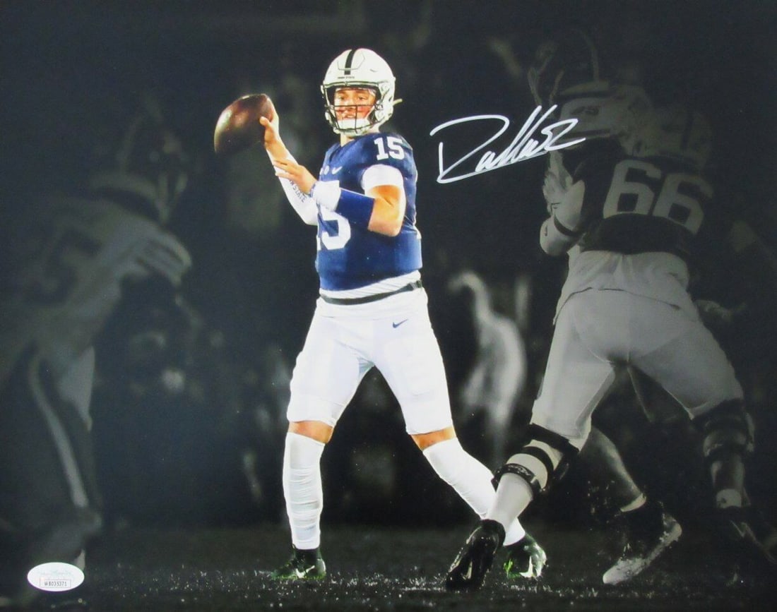 Drew Allar Autographed 11x14 Photo Penn State JSA 182892: Drew Allar Autographed 11x14 Photo Penn State JSA 182892 Sport: Football Product: Photo Original/Reprint: Original Team: Penn State Autograph Authentication: JSA League: NCAA Pre-Owned While the lot i
