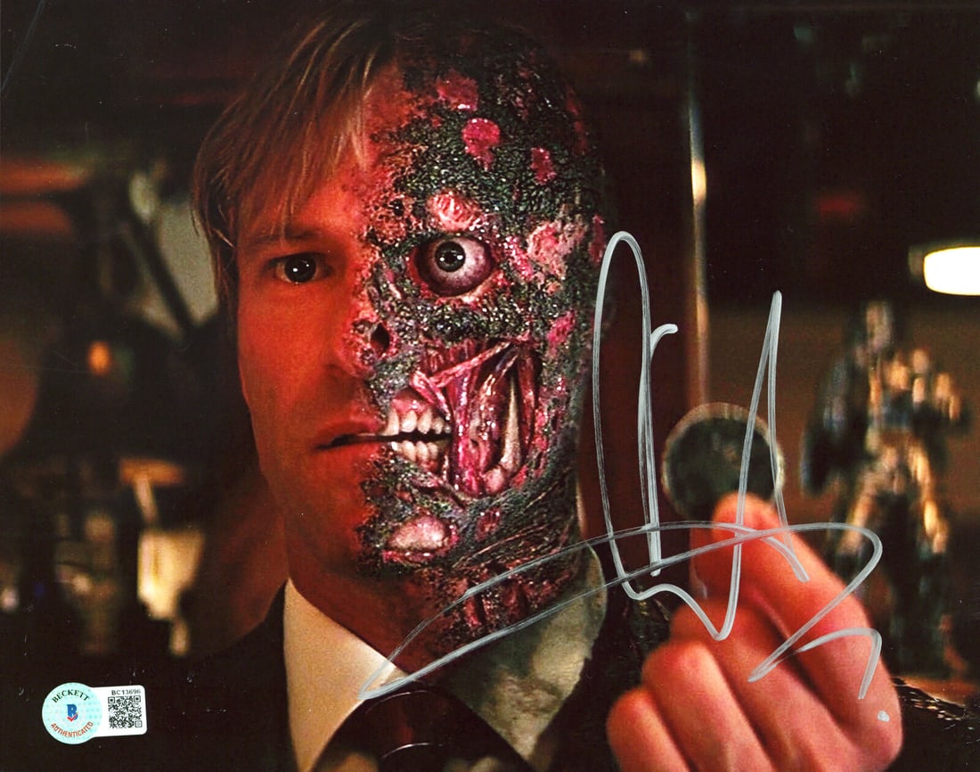 Aaron Eckhart Batman The Dark Knight Signed 8x10 Photo BAS #BC13696: Aaron Eckhart Batman The Dark Knight Signed 8x10 Photo BAS #BC13696 Industry: Movies Object Type: Photograph Original/Reproduction: Original Autograph Authentication: Beckett Product Coa: Beckett Prod