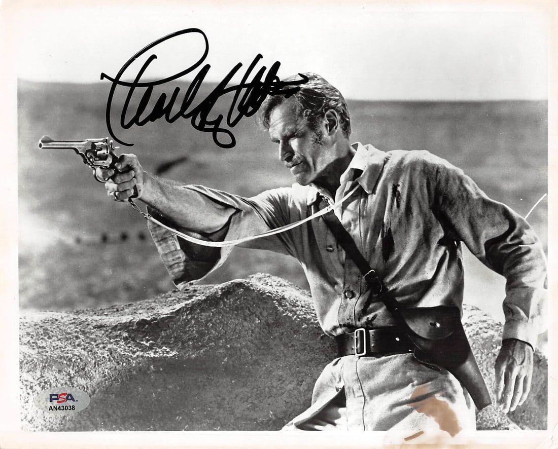 Charlton Heston Ben-Hur Signed 8x10 Photo Autographed PSA/DNA #AN43038: Charlton Heston Ben-Hur Signed 8x10 Photo Autographed PSA/DNA #AN43038 Industry: Movies Original/Reproduction: Original Autograph Authentication: PSA Product Coa: PSA Product Signed By Name: Charlton 