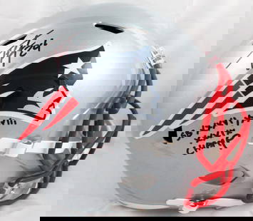 Ty Law Autographed Patriots F/S Speed Helmet w/SB Champs-Beckett W Hologram: Ty Law Autographed Patriots F/S Speed Helmet w/SB Champs-Beckett W Hologram Sport: Football Product: Helmet Original/Reprint: Original Player: Ty Law Team: New England Patriots Autograph