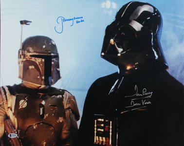 David Prowse & Jeremy Bulloch Star Wars  Signed 16x20 Photo BAS #C58866