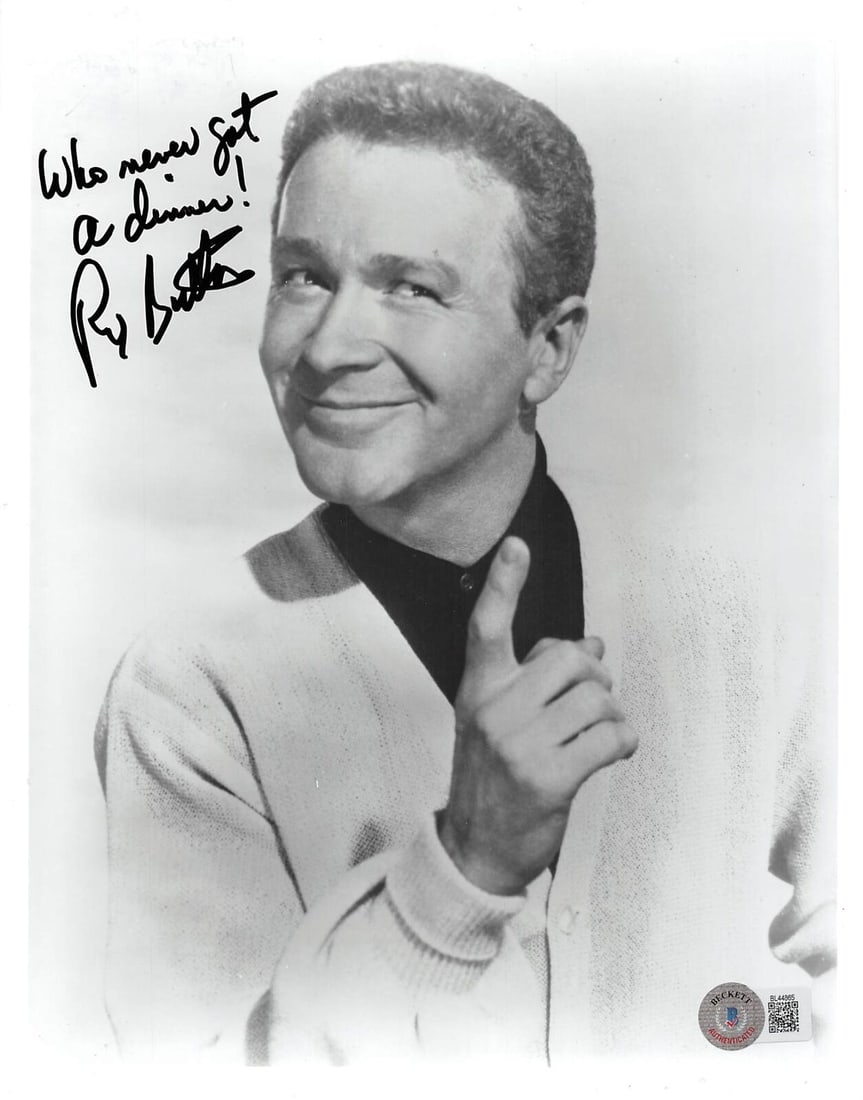 Red Buttons Hatari! "Who Never Got a Dinner!" Signed 8x10 Photo BAS #BL44865: Red Buttons Hatari! "Who Never Got a Dinner!" Signed 8x10 Photo BAS #BL44865 Industry: Movies Object Type: Photograph Original/Reproduction: Original Autograph Authentication: Beckett Product Coa: Bec