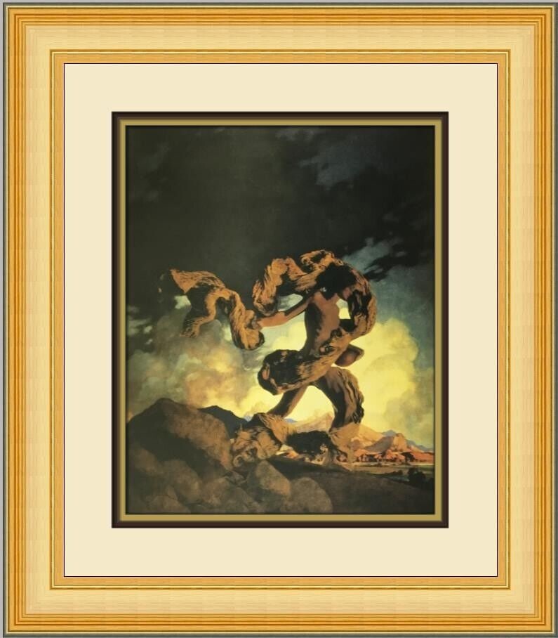 Maxfield Parrish Cadmus Custom Framed Print: Maxfield Parrish Cadmus Custom Framed Print Artist: Maxfield Parrish Unit Of Sale: Single Piece Size: Medium Custom Bundle: No Item Length: 18 in Region Of Origin: united states Framing: Matted & Fram