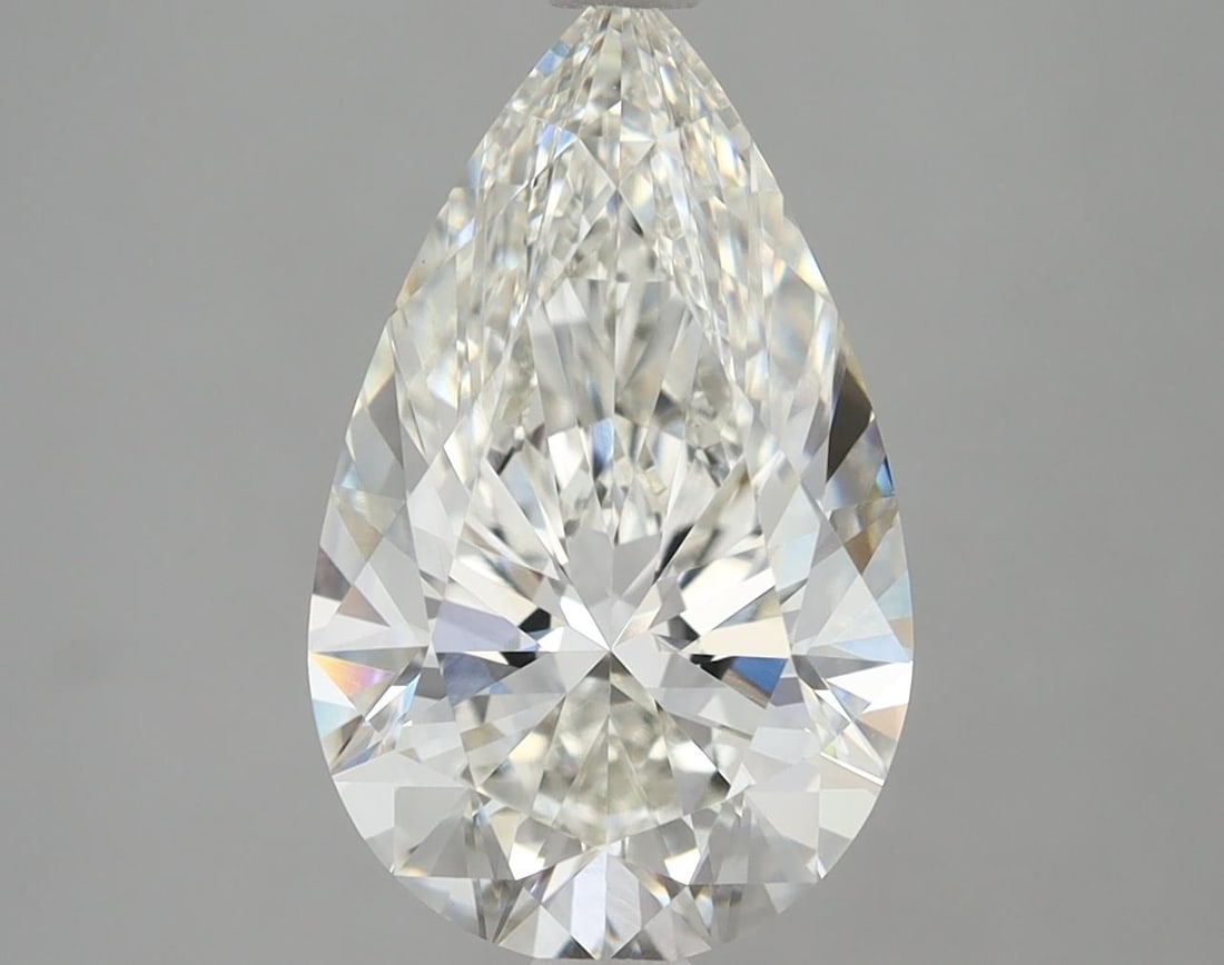 Ideal Loose Diamond - Pear 3.66ct G VVS2: Ideal Loose Diamond - Pear 3.66ct G VVS2 Ideal Cut: Yes Source: This is a real non-mined Diamond that has been grown in a lab Shape: Pear Carats: 3.66 Color: G Clarity: VVS2 Ratio: 1.6375 Polish: EX C
