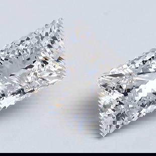 Loose Diamond - PRINCESS 1.29ct H VVS2: Loose Diamond - PRINCESS 1.29ct H VVS2 Source: This is a real non-mined Diamond that has been grown in a lab Shape: PRINCESS Carats: 1.29 Color: H Clarity: VVS2 Polish: EX Cut: VG Symmetry: VG