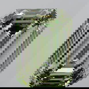 Ideal Loose Diamond - Emerald 10.15ct Fancy Vivid Green: Ideal Loose Diamond - Emerald 10.15ct Fancy Vivid Green Ideal Cut: Yes Source: This is a real non-mined Diamond that has been grown in a lab Shape: Emerald Carats: 10.15 Color: Fancy Vivid Green