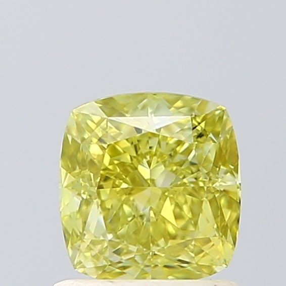 Ideal Loose Diamond - Cushion 1.09ct Fancy Vivid Yellow: Ideal Loose Diamond - Cushion 1.09ct Fancy Vivid Yellow Ideal Cut: Yes Source: This is a real non-mined Diamond that has been grown in a lab Shape: Cushion Carats: 1.09 Color: Fancy Vivid Yellow Clari