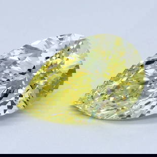 Loose Diamond - PEAR 1.5ct FANCY VS2: Loose Diamond - PEAR 1.5ct FANCY VS2 Source: This is a real non-mined Diamond that has been grown in a lab Shape: PEAR Carats: 1.5 Color: FANCY Clarity: VS2 Polish: EX Cut: EX Symmetry: EX