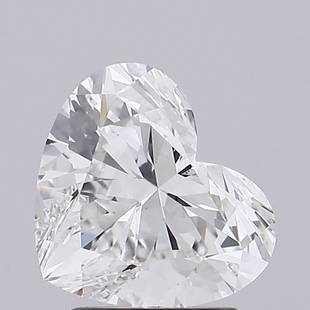 Loose Diamond - HEART 2.21ct E VS1: Loose Diamond - HEART 2.21ct E VS1 Source: This is a real non-mined Diamond that has been grown in a lab Shape: HEART Carats: 2.21 Color: E Clarity: VS1 Polish: VG Cut: EX Symmetry: EX Certification: