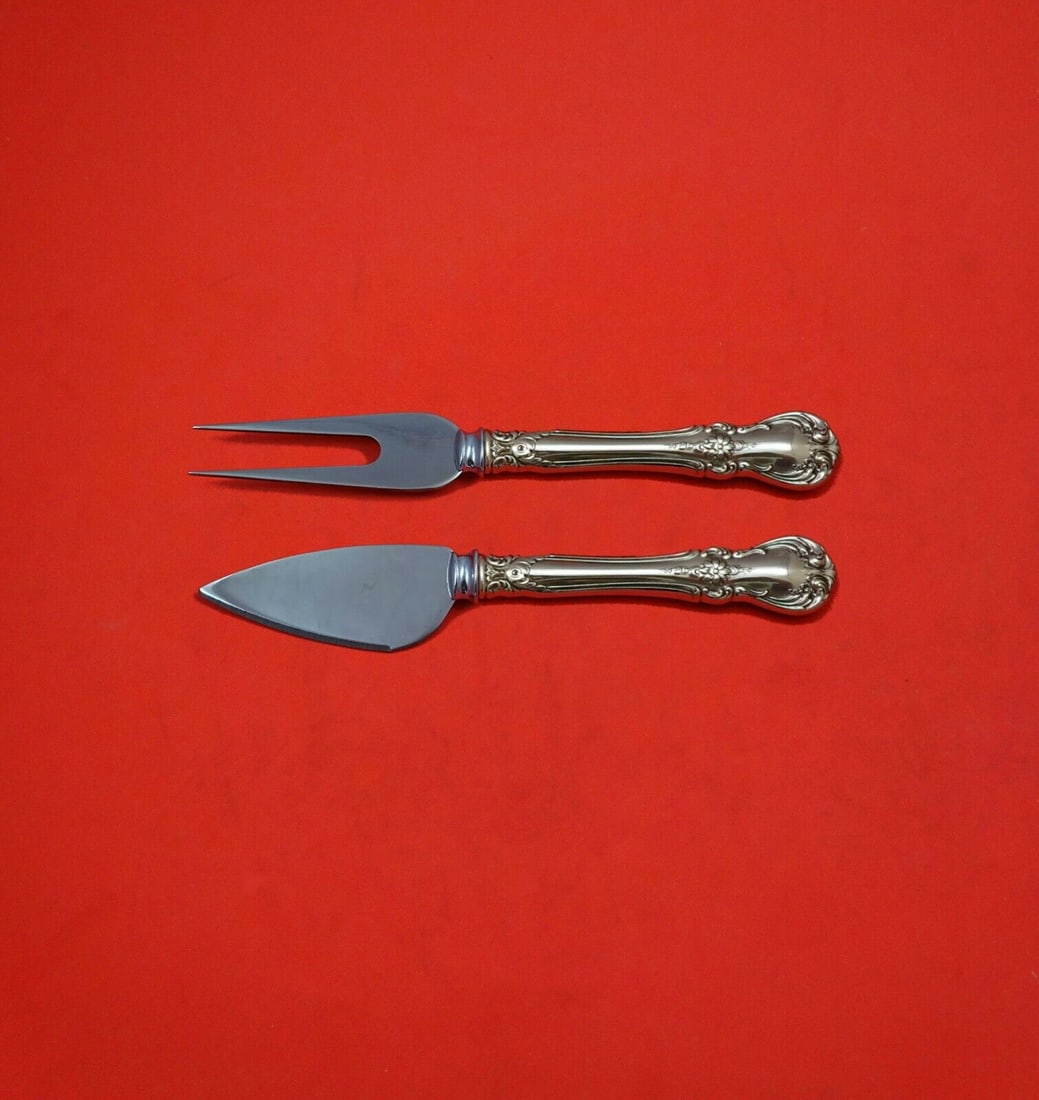 Old Master by Towle Sterling Silver Hard Cheese Serving Set 2-Piece Custom: Old Master by Towle Sterling Silver Hard Cheese Serving Set 2-Piece Custom Old master by towlesterling silver hollow handle with stainless blade/implement hard cheese serving set, custom made in the p