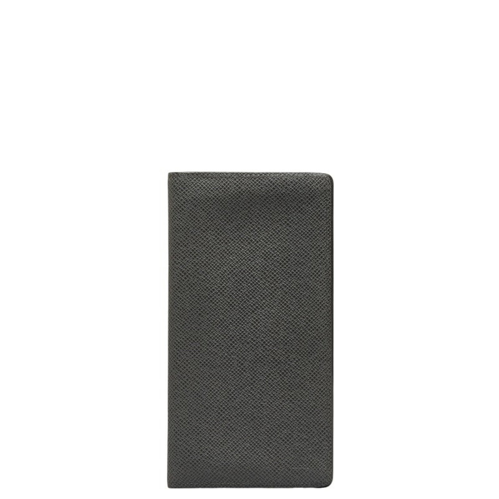 Louis Vuitton Taiga Portefeuille Brazza Long Wallet M32653 Gray Glacier Leather Men's LOUIS VUITTON: Louis Vuitton Taiga Portefeuille Brazza Long Wallet M32653 Gray Glacier Leather Men's LOUIS VUITTON Brand: Louis Vuitton Line: Taiga Model: M32653 Type: Middle wallet (bi-fold) Gender: Men Material: T