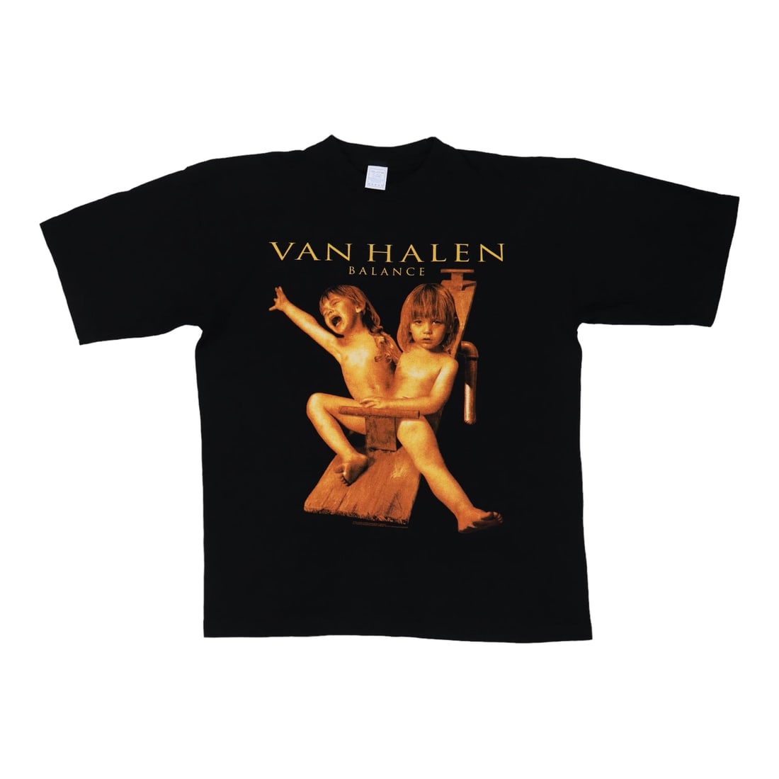 1995 Van Halen Balance European Tour Shirt: 1995 Van Halen Balance European Tour Shirt Original 1995 Van Halen Balance European Tour Shirt. This is a true vintage shirt, not a modern reproduction. Sizes vary so please use measurements for best 