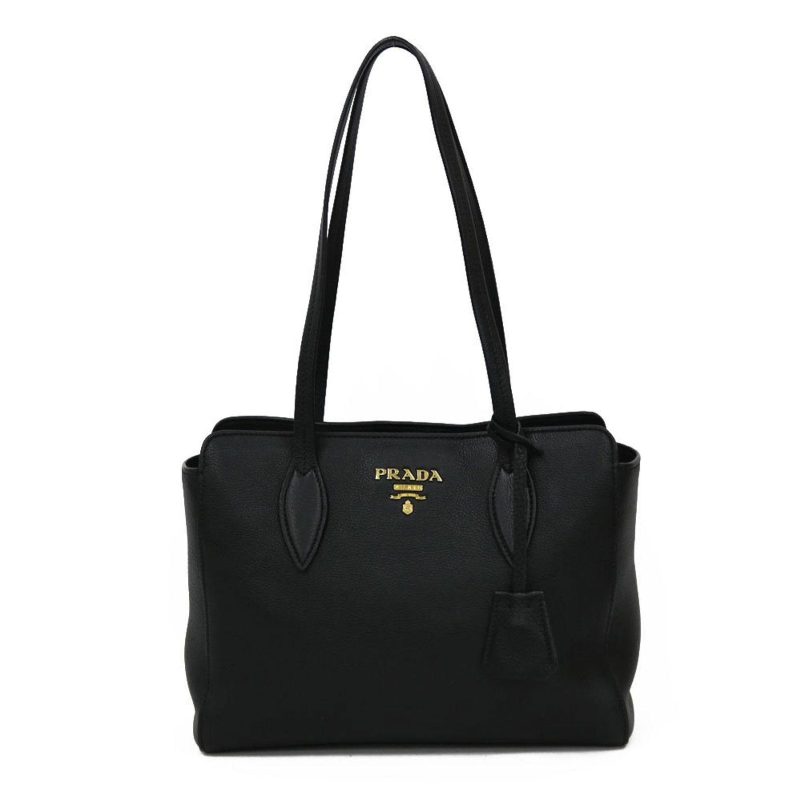 Prada shoulder bag leather black ladies PRADA BRB01000000001468: Prada shoulder bag leather black ladies PRADA BRB01000000001468 Brand: Prada Type: Shoulder bag Material: Leather Leather: Color: Black Season: Fall/winter Spring/summer Style: Everyday Wedding Gender