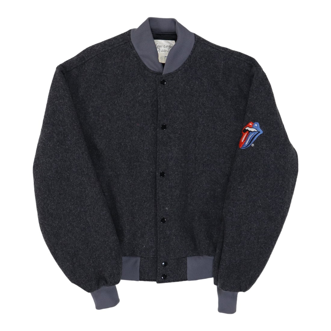 1989 Rolling Stones Steel Wheels Tour Jacket: 1989 Rolling Stones Steel Wheels Tour Jacket Original 1989 Rolling Stones Steel Wheels Tour Jacket. This is a true vintage jacket, not a modern reproduction. Sizes vary so please use measurements for 
