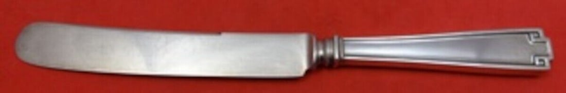 Etruscan by Gorham Sterling Silver Regular Knife Old French Silverplate Blade 9": Etruscan by Gorham Sterling Silver Regular Knife Old French Silverplate Blade 9" Etruscan by gorhamsterling silver hollow handle with silverplate blade regular knife old french 9" in the pattern etrus
