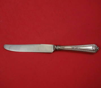 Navarre by Watson Sterling Silver Regular Knife French 8 3/4" Flatware Antique: Navarre by Watson Sterling Silver Regular Knife French 8 3/4" Flatware Antique Navarre by watsonsterling silver hollow handle with stainless french blade regular knife 8 3/4" in the pattern navarre by