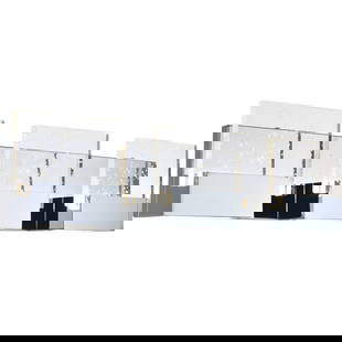 LED MODERN BATHROOM VANITY BEDROOM CRYSTAL SHADE WALL SCONCE FIXTURE 3 LIGHT 22": LED MODERN BATHROOM VANITY BEDROOM CRYSTAL SHADE WALL SCONCE FIXTURE 3 LIGHT 22" Cord Color: Multicolor Style: Modern Item Height: 5.35" Item Width: 22.04" Sensor Type: Light Material: Steel Chrome 
