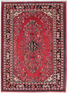 4 x 7 Red Persian Hamadan Rug: 4 x 7 Red Persian Hamadan Rug Free continental US Shipping Size in Feet: Width: 4.3 x Length: 6.11 Size in Inches: Width: 51 in x Length: 83 in Rug Type: Area Rug Colors: Red Weave: Hand-knotted