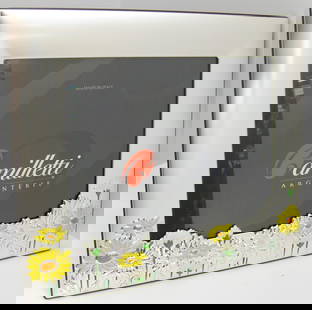 FINE ITALIAN SILVER LAMINATE YELLOW FLOWERS HORIZONTAL 8 X 10 PICTURE FRAME: FINE ITALIAN SILVER LAMINATE YELLOW FLOWERS HORIZONTAL 8 X 10 PICTURE FRAME Material: Sterling Silver Photo Size: 4 x 6 Fine Italian Silver Laminated & Wood Back Picture Frame. Featuring matte