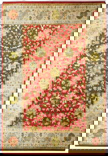 9 x 12 Zigker Rug Coral Red W gold Handmade rug: 9 x 12 Zigker Rug Coral Red W gold Handmade rug Free continental US Shipping Size in Feet: Width: 9 x Length: 12 Size in Inches: Width: 105 in x Length: 141 in Rug Type: Area Rug Colors: Coral