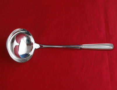 Saint Dunstan by Tiffany and Co Sterling Silver Soup Ladle HH WS Custom 10 1/2": Saint Dunstan by Tiffany and Co Sterling Silver Soup Ladle HH WS Custom 10 1/2" Saint dunstan by tiffany and costerling silver custom made hollow handle with stainless implement soup ladle 10 1/2" in