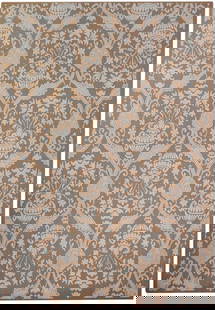 9 x 13 French Flat Aubusson Weave Rug BROWN: 9 x 13 French Flat Aubusson Weave Rug BROWN Free continental US Shipping Size in Feet: Width: 9 x Length: 13 Size in Inches: Width: 110 in x Length: 156 in Colors: Brown & Beige Weave: 100%